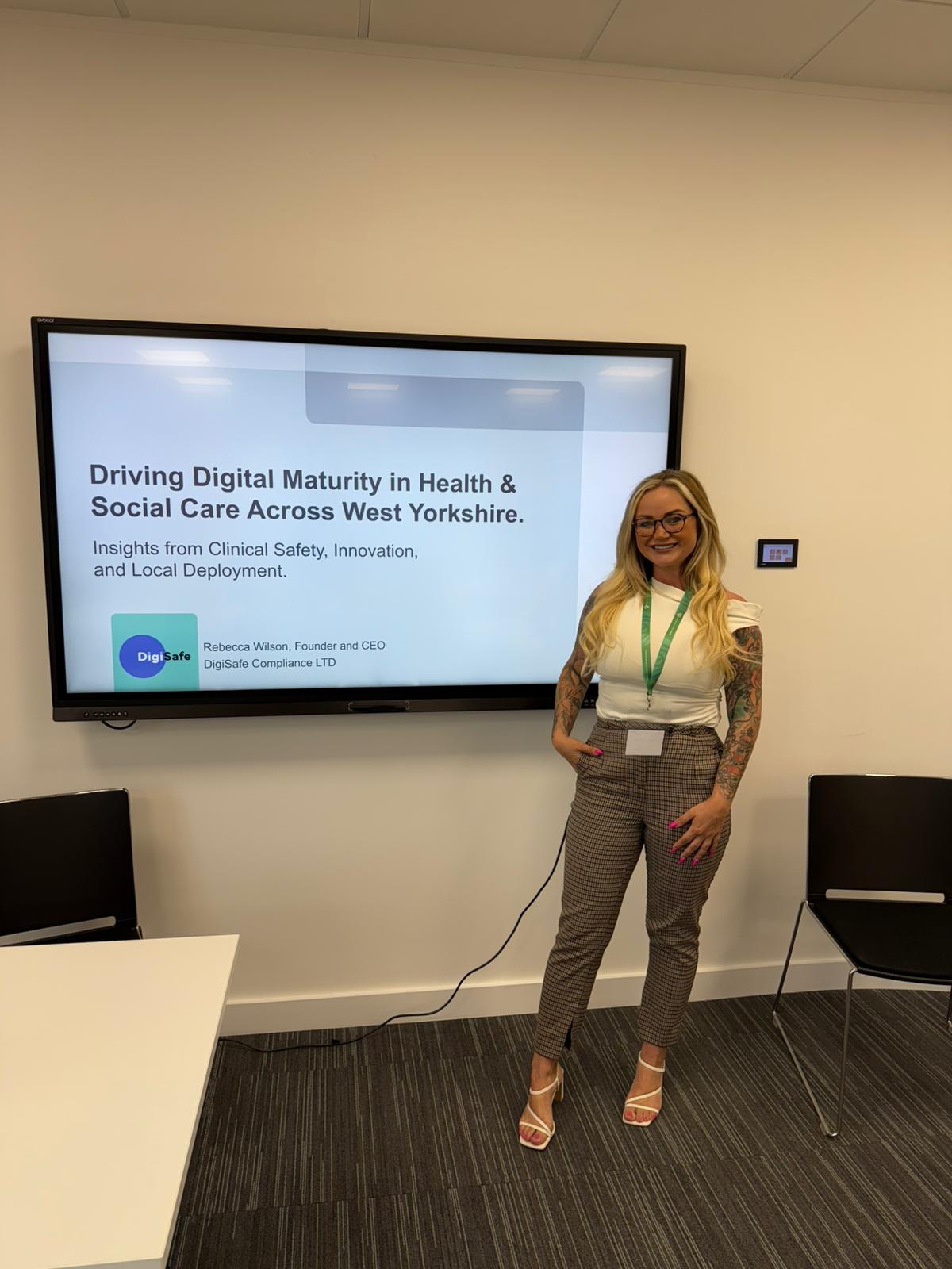 Driving Digital Maturity keynote across West Yorkshire