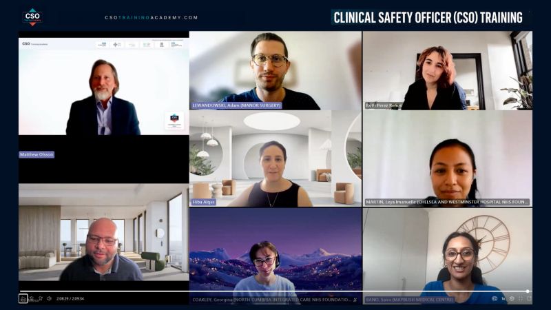 Online Clinical Safety Officer training with CSO Training Academy