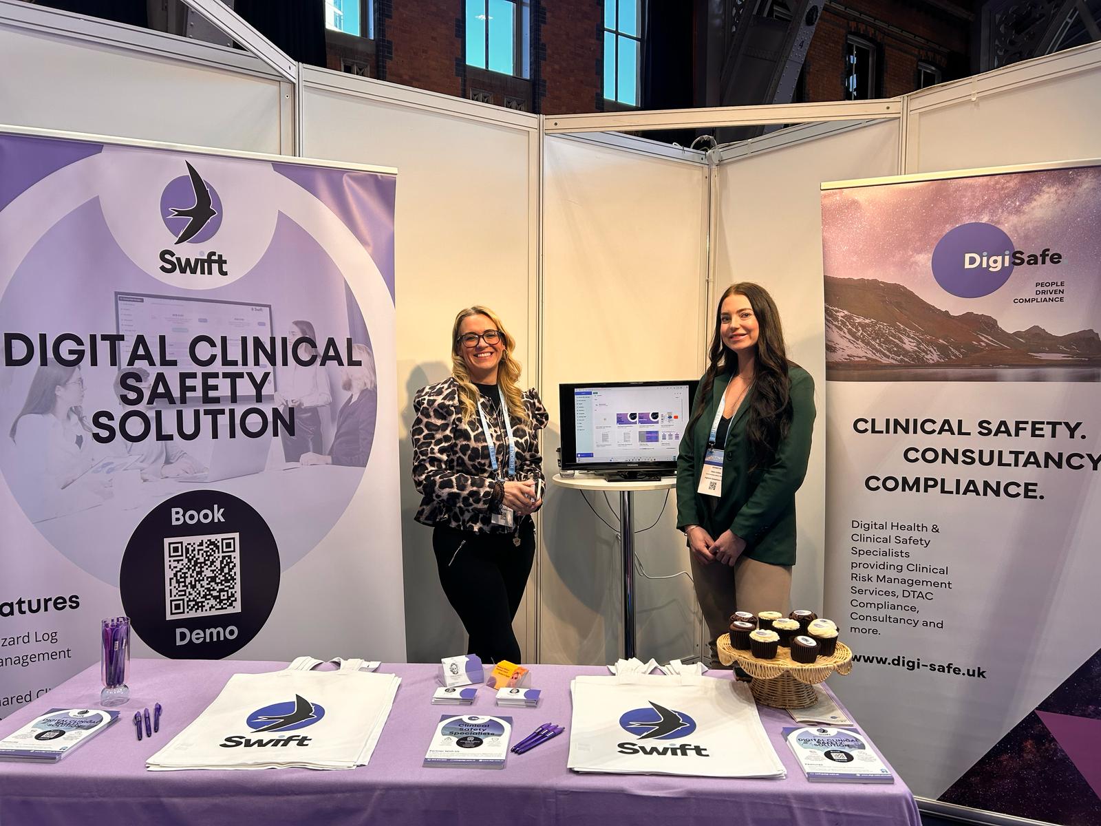 DigiSafe clinical safety stand at HETT North