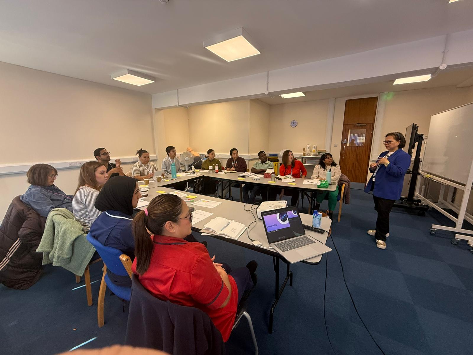 In-person NHS training delivery