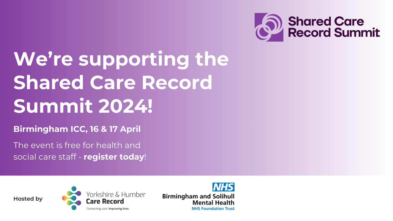 Shared Care Record Summit 2024